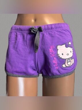 Hello Kitty Purple Lounge Shorts